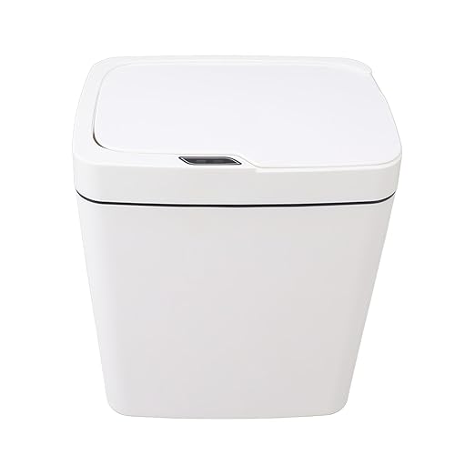 TOPINCN Motion Sensor Trash Can 18L Automatic Induction Garbage Bin Trash Can Slim Small Trash Bin Wastebasket for Toilet Bedroom Office Kitchen