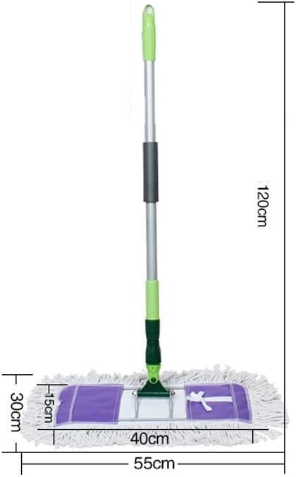 Industrial Class Cotton Floor Mop Dry to Attract Dirt Dust or Hardwood Clean Office