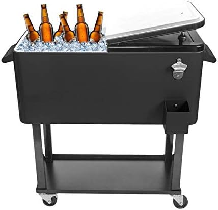 Home 80Qt Black Box Black Square Foot Tube with Drain Pipe Freezer Incubator 3-7 Days Delivery
