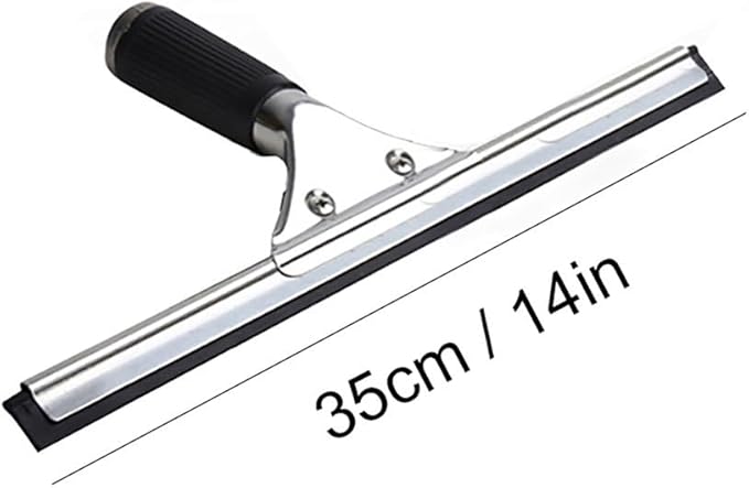 25/35/cm Car Glass Cleaner Home Shower Bathroom Scraper Window Glass Cleaning WiperSilver35cm