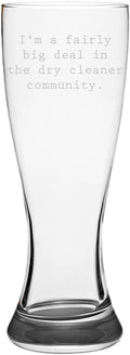 Funny Dry Cleaner Pilsner Glass - Dry Cleaner Gift - Dry Cleaner Community