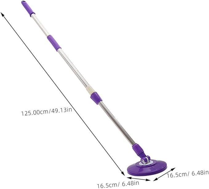 ABOOFAN Telescopic Stainless Steel Mop Detachable Handle Thickened Design for Efficient Floor Cleaning Suitable for Home and Commercial Use