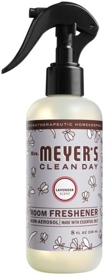 Mrs. MEYER'S CLEAN DAY Kitchen Set Room Freshener Multi-Surface Cleaner Dish Soap and Foaming Hand Soap 4 CT (Lavender)