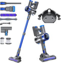 Cordless Vacuum Cleaner 8-in-1 Strong Power Suction Stick Vacuum Cleaners with 2200 mAh Detachable Battery Lightweight Self-Standing 45 Mins Runtime for Home Low-Pile Carpet Pet Hair