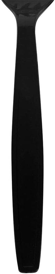 Karat U3520B 7 PS Poly-Wrapped Heavy-Weight Disposable Fork Black (Pack of 1000)