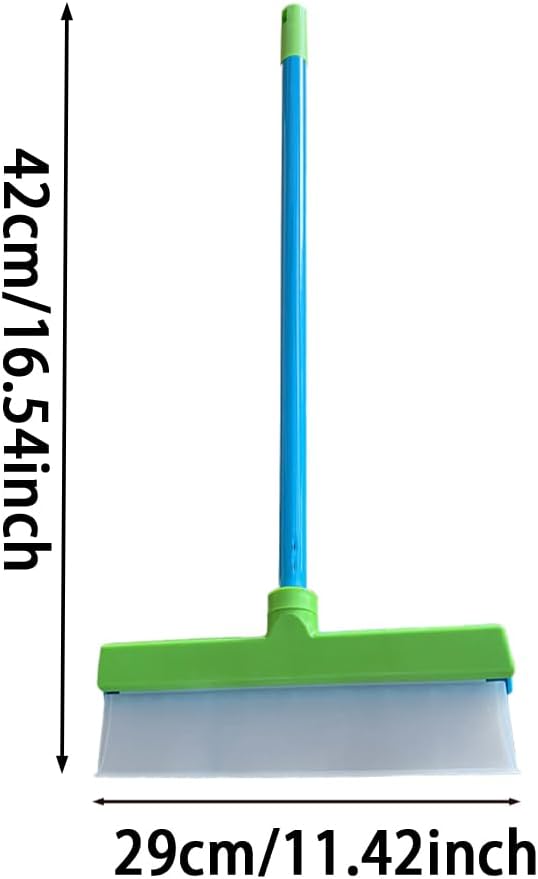 Aqua Blade 3-in-1 Window Cleaning Tool with Raznave Squeegee Rotatable Rubber Blade and Microfiber Scrubber – Streak-Free Glass and Mirror Cleaner