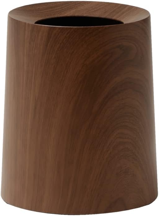 ideaco Tubular Homme Rosewood Trash Can Round 4.1 gal (11.4 L) Diameter 10.2 x Height 12.4 inches (26 x 31.5 cm)