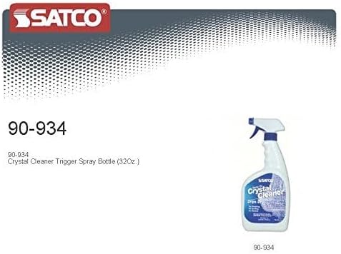 Satco 90-934 Crystal Chandelier Cleaner - Spray On 32 Ounces-pack of 4