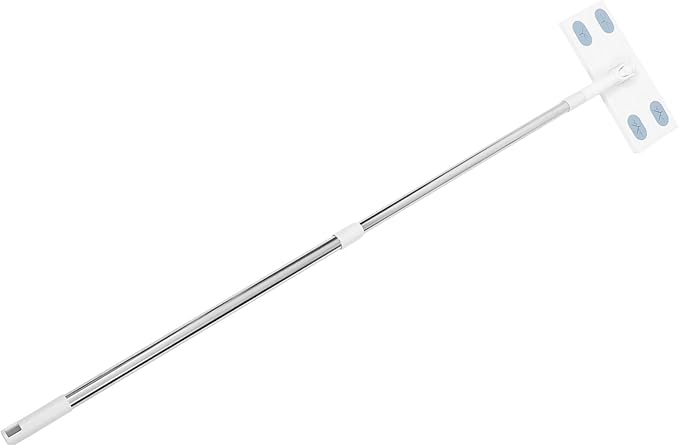 TEHAUX Detachable Dust Mop with Long Telescopic Handle No Wash Floor Cleaning Mop for Household Use for Dry Dust Removal on Hardwood and Tile Floors
