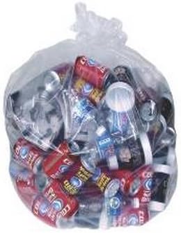 Berry Plastics LBR3858X5C Can Liner Trash Bags 38x58 60 Gal. 2.0mil Natural