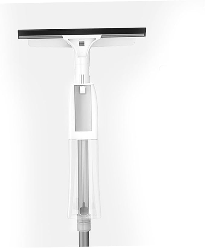 High-Rise Window Cleaner Tool Long Handle Double-Sided Wipe Spray Brush Exterior Window Scrub Microfiber Cloth