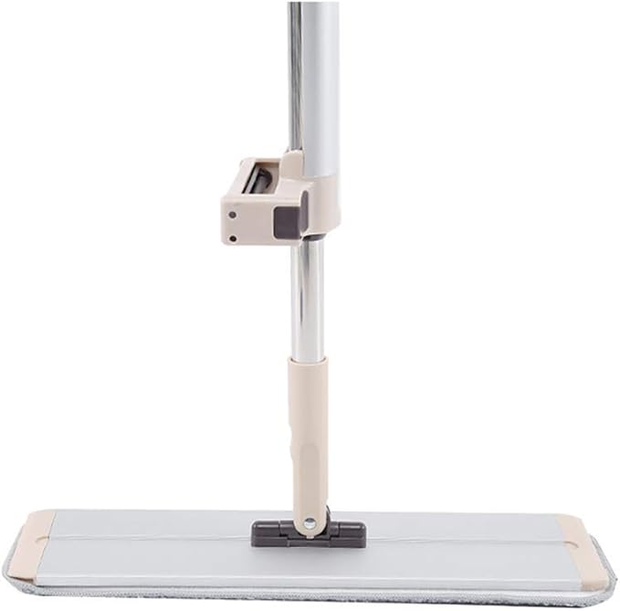 Mop Free Hand-Washing Multifunctional Wooden Floor Flat Tow Wet Dual-use Household Fiber Space Saving(E)
