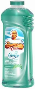 Mr Clean Multi-Surfaces Liquid with Febreze Freshness Meadows and Rain 28-Ounce