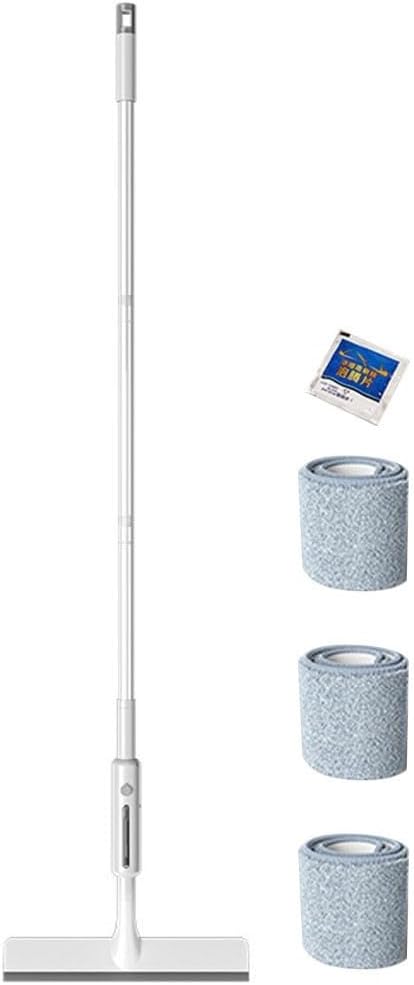Professional Glass Cleaner Tool with Front and Back Scraping Bar Double Sided Scraper with Spray Function Telescopic Squeegee with Extendable Pole for Cleaning .45m