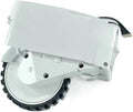 Original Right and Left Wheels Compatible for AIRROBO T10+ Vacuum Cleaner Part (Color : White L)