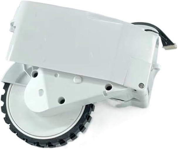 Original Right and Left Wheels Compatible for AIRROBO T10+ Vacuum Cleaner Part (Color : White R)