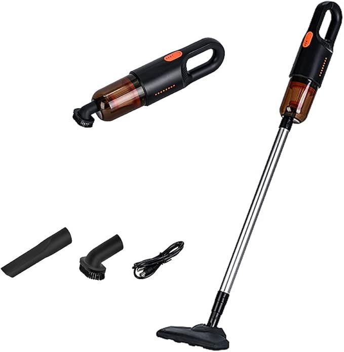 Aoun Lightweight Cordless Stick Vacuum Cleaner Powerful Suction Handheld Upright Rechargeable Cordless Vacuum Cleaner with HEPA Filter Stick Vacuum for Pet Hair Hardwood Floors Carpet Black