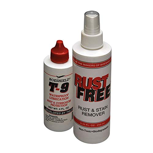 RFX-E-Z Clean/R Stainless Steel Cleaner and Protectant 8 oz. Spray-on Rust and Stain Remover and a 4 oz Bottle of protectant Dissolves Minor Corrosion and Leaves Protective Coating