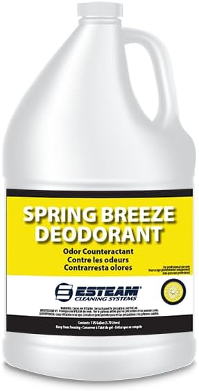 Esteam Spring Breeze Deodorant Carpet and Fabric Deodorizer Odor Counteractant 1 Gallon