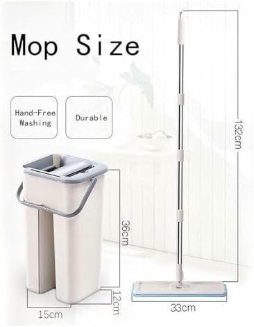 Vacuum Cleaner Dust Wizard Mop Kit - 5pcs &amp 4pcs Cloth Sets for Tile Marble Hardwood and Carpet Cleaning - Perfect for Home &amp Kitchen Use