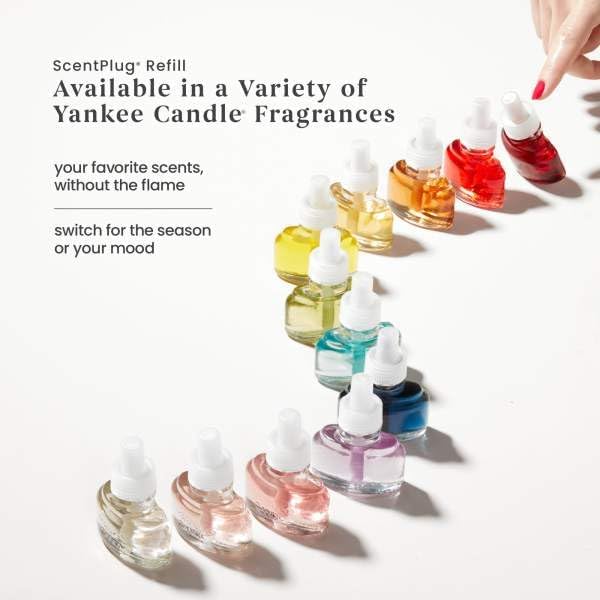 Yankee Candle Wild Orchid Electric Home Fragrance Scent Plug Refill (Pack of 4)