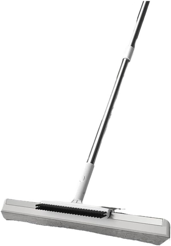 Wet Dry Dual-use Floor Cleaning Brush Scraper Broom Mop Bathroom Water Sweeper Tool(L)