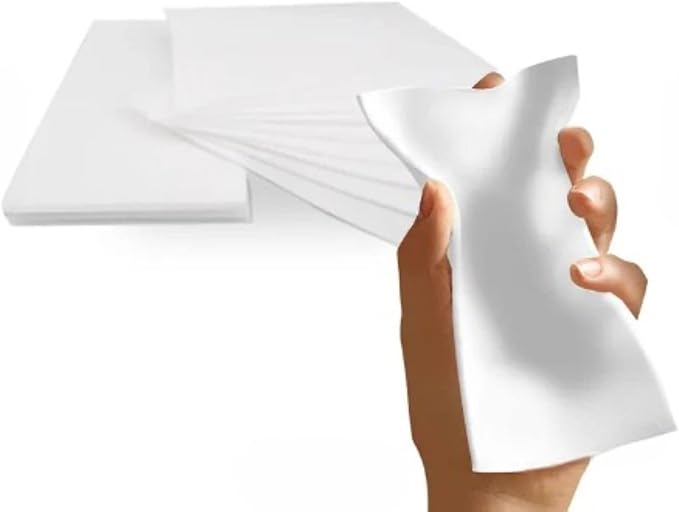 100 Pack Extra Large - Extra Thick - Super Durable Magic Sponge Eraser Sheets 7.25 x 4.5 x 0.12 | All Purpose Household Cleaner Pads for Kitchen Bathroom Floors Walls Sink Toilet