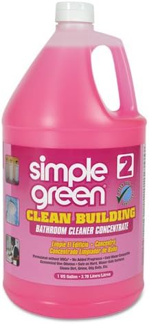 Wholesale CASE of 10 - Simple Green Building Bathroom Cleaner Concentrate-Bathroom Cleaner Concentrate 1 Gallon Pink