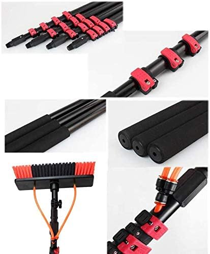 Water Fed Pole Kit Window and Solar Cleaning Pole W/Water Fed Telesbrush/Brush Window and Solar Panel Cleaning Windows Cleaning and Washing Tool/3.6M