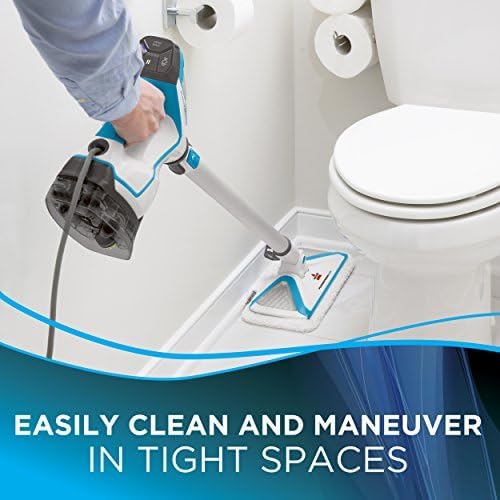 BISSELL PowerFresh Slim 3‑in‑1 Steam Mop &amp Handheld Steamer Extension Wand On‑Board Tool Kit Multi‑Surface Cleaner for Sealed Hard Floors 2075A