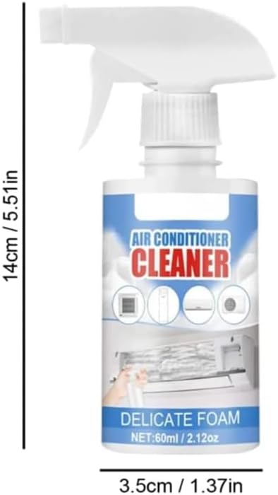 2024 New Air Conditioner Foaming CleanerAir Conditioner Coil Cleaner Multi-purpose Household Air Conditioner Coil CleanerRemoval of Peculiar Smell Home Office Cleaner (3pcs)