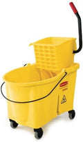44 Quart Wavebrake Sidepress Bucket &amp Wringer - Yellow