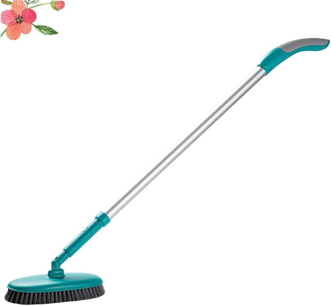 Long Handle Soft Bristle Floor Brush Grout Brush for Tile Floors Easy Cleaning Tool