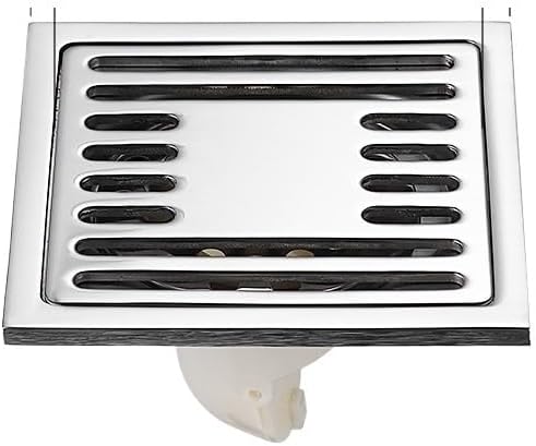 Hotel engineering deodorant floor drain 5cm square side 304 stainless steel balcony bathroom large displacement(Singleuse)