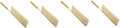 Beaupretty 4pcs Handle Soft Brush for Cleaning Versatile Tool for Sofa Carpet Bed Counter Gentle Bristles for Dirt Removal Beech Design