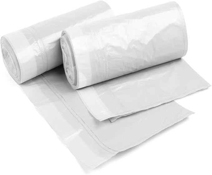 SEDLAV Tall Clear Trash Bags 10 Gallon Capacity 125 Count per Pack Transparent Garbage Bag. Waste Bags Ideal for: Office Recycling Storage Outdoor. 23 In x 2 Ft 1 In (Plastic 2 Pack (250 Ct))