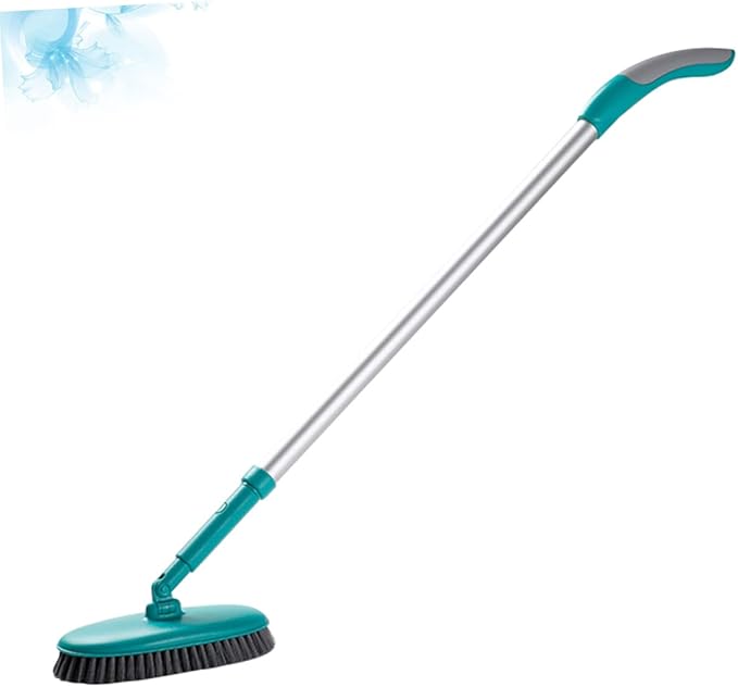 GARVALON Flexible Floor Cleaning Brush Long Handle Floor Brush Home Accessories