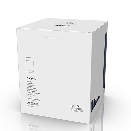 Zone Denmark Modern Elegance Nova Bathroom Bin Cosmetic Bin and Waste Bin - Sleek Design for Stylish Bathrooms and Efficient Waste Management