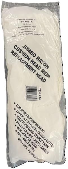 Jumbo Rayon Replacement Mop Head 10-Pack