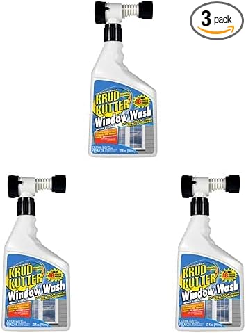 Krud Kutter WW32H4 Window Wash 32 oz Clear (Pack of 3)