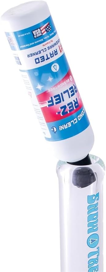 SNOWTREE - BoroBuddy Pro Magnetic Glass Cleaner + Rez Relief Liquid Cleaning Solution Bundle | Green BoroBuddy with 12 oz Rez Relief 420 Liquid Cleaner for Glass Metal Ceramic &amp Silicone