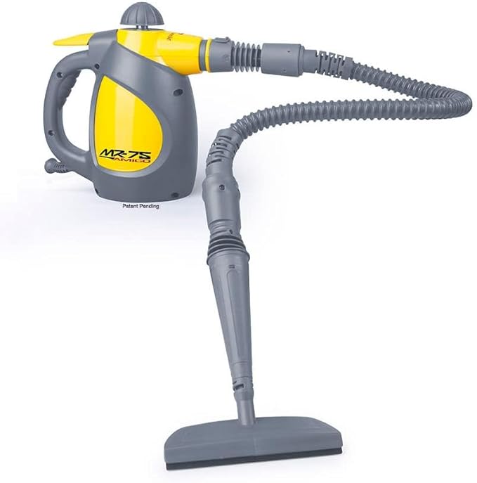 Vapamore MR-75 Amico Handheld Steam Cleaner Professional-Grade Italian-Designed Chemical-Free Portable Steam Cleaner for Pet Accidents Floors Tile Grout Auto Jewelry &amp More