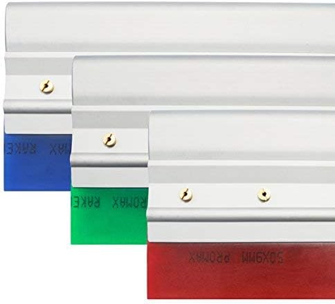 14 - Aluminum Squeegee Handle Set (Single Durometer) (Green 70 Durometer)