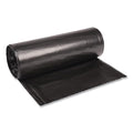 Boardwalk 523 Super Extra-Heavy Repro Can Liner 38x58 1.6 Mil 60gal Blk 10 Bags per Roll (Case of 10 Rolls)