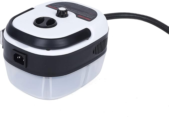 Handheld Steam Cleaner 2500W High Temperature Pressurized Steam Cleaning Machine Portable Steamer Cleaning with Brush Heads Max Temperature: 130℃/266℉ for KitchenBathroomFurniture（White）