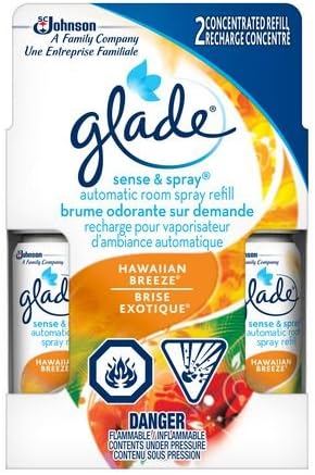Glade Sense &amp Spray Refill Hawaiian Breeze 0.43 oz-2 pk