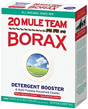 Laundry Soap Kit - Fels Naptha 4 bars 20 Mule Team Borax Natural Laundry Booster &amp Arm &amp Hammer Super Washing Soda