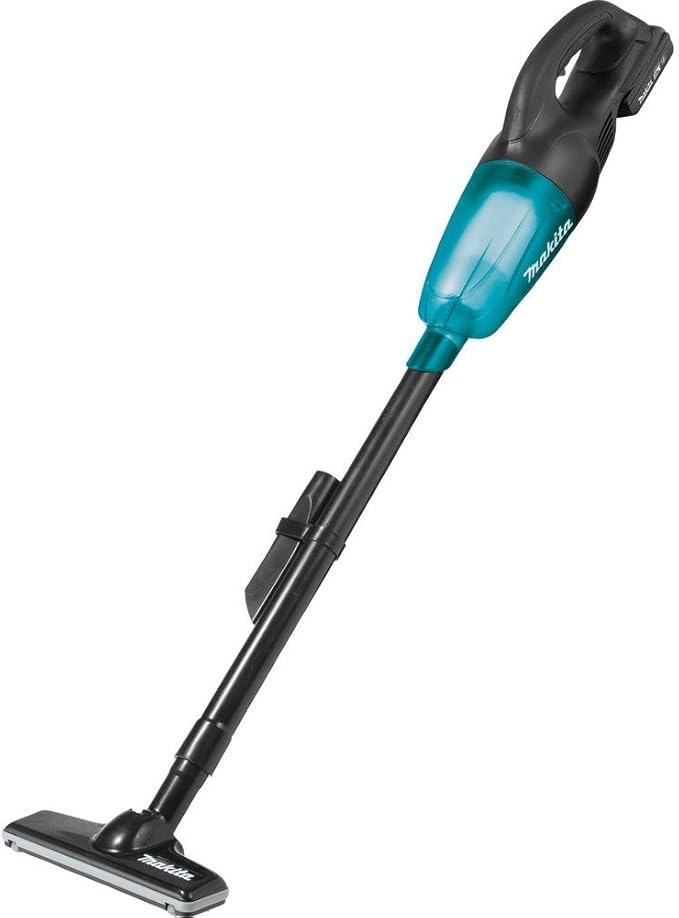 Makita XLC02R1B 18V LXT Lithium-Ion Compact Cordless Vacuum Kit (2.0Ah) Black/Greenish Blue