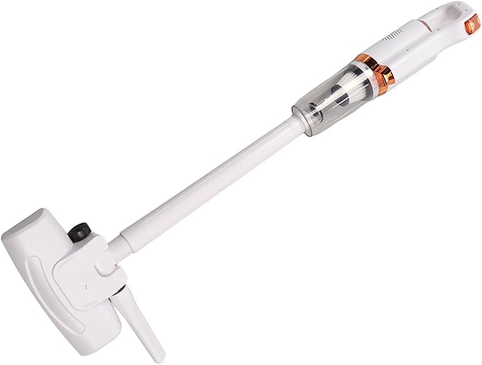 Cordless Vacuum Cleaner 8500PA Strong Suction Handheld Stick Vacuum with 500ml Dust Cup and Floor Brush for Hard Floor Carpet Pet Hair (White)