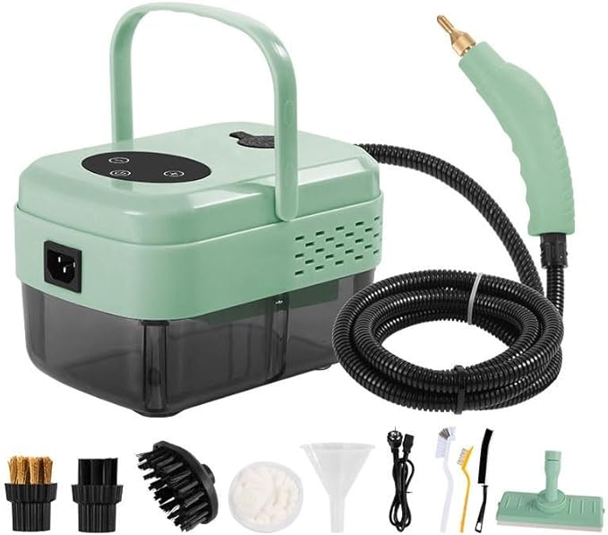 Steam Cleaner6-Level Adjustable Handle13L Tank 15s Heat-Up1500w Portable Steamer for CleaningHandheld Steam Cleaner for Home for DirtGreaseBed BugsGroutTileFloorCar